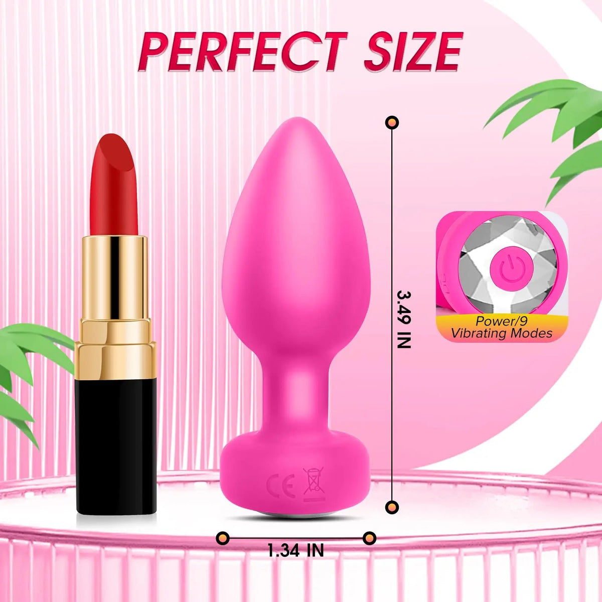 VibeGlow™ App & Remote Controlled Smart Vibrating Contour Plug
