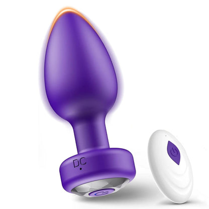 VibeGlow™ App &amp; Remote Controlled Smart Vibrating Contour Plug