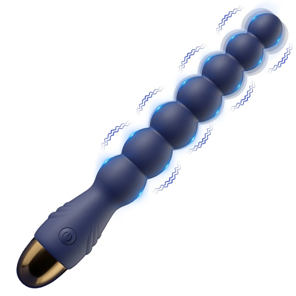 SphereFlex™ Multi-Bead Graduating Silicone Vibrator Wand