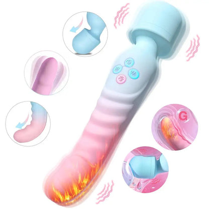 AuraMagic™ 3-in-1 Dual-Function Wand &amp; G-Spot Stimulator