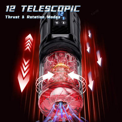 ProStream™ App-Controlled Automatic Telescopic &amp; Rotating Thermal Stroker