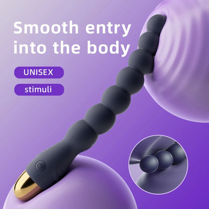 SphereFlex™ Multi-Bead Graduating Silicone Vibrator Wand