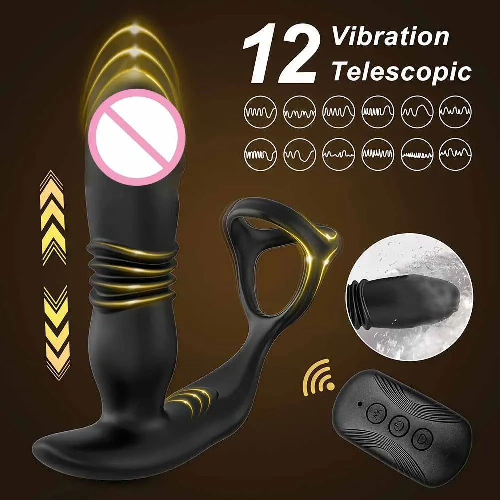 ProPulse™ Remote Control Telescopic Prostate &amp; Perineum Massager