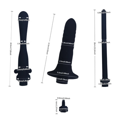 AquaStream™ Silicone Shower Enema Attachment &amp; Cleansing Wand Set