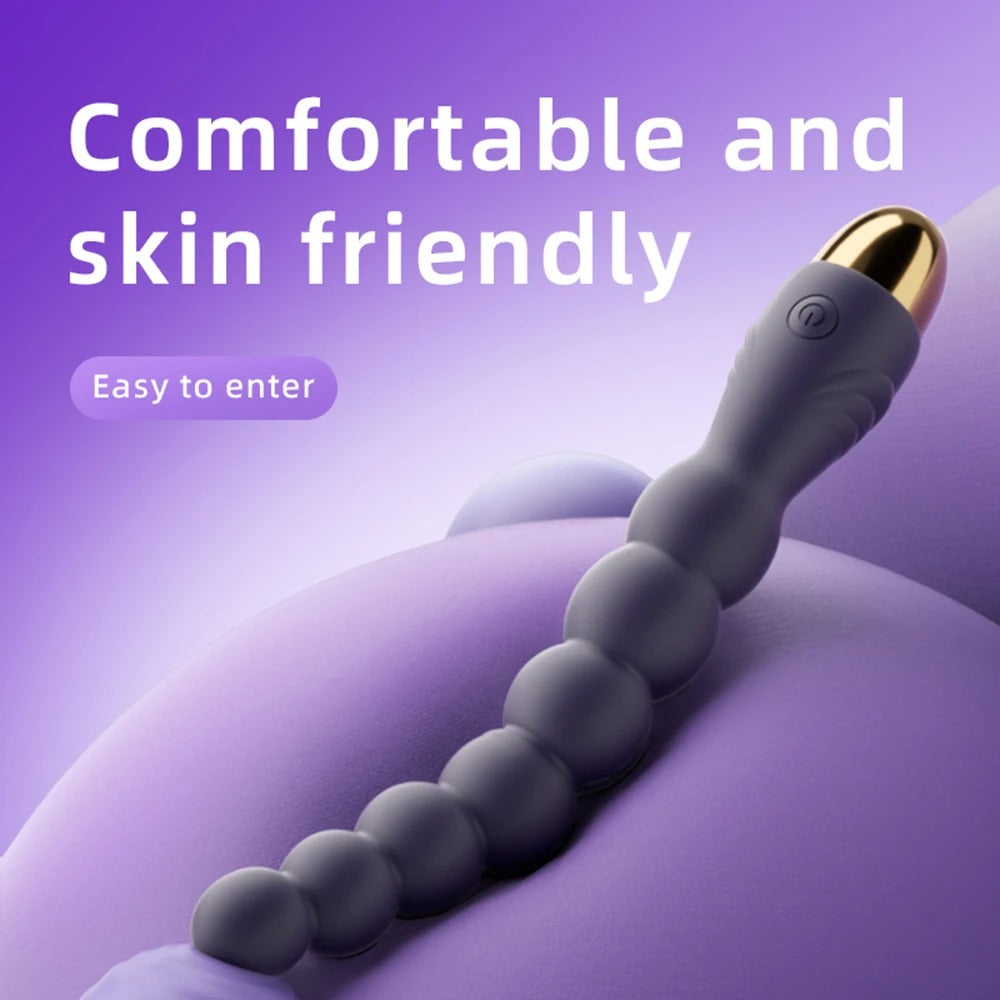 SphereFlex™ Multi-Bead Graduating Silicone Vibrator Wand
