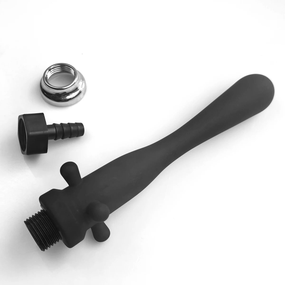 AquaStream™ Silicone Shower Enema Attachment &amp; Cleansing Wand Set