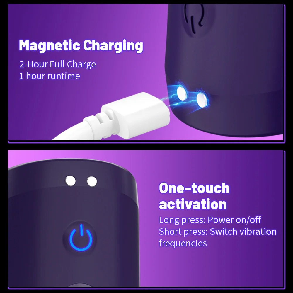 PulseFlex™ App-Controlled Smart Male Performance Trainer &amp; Vibrating Sleeve