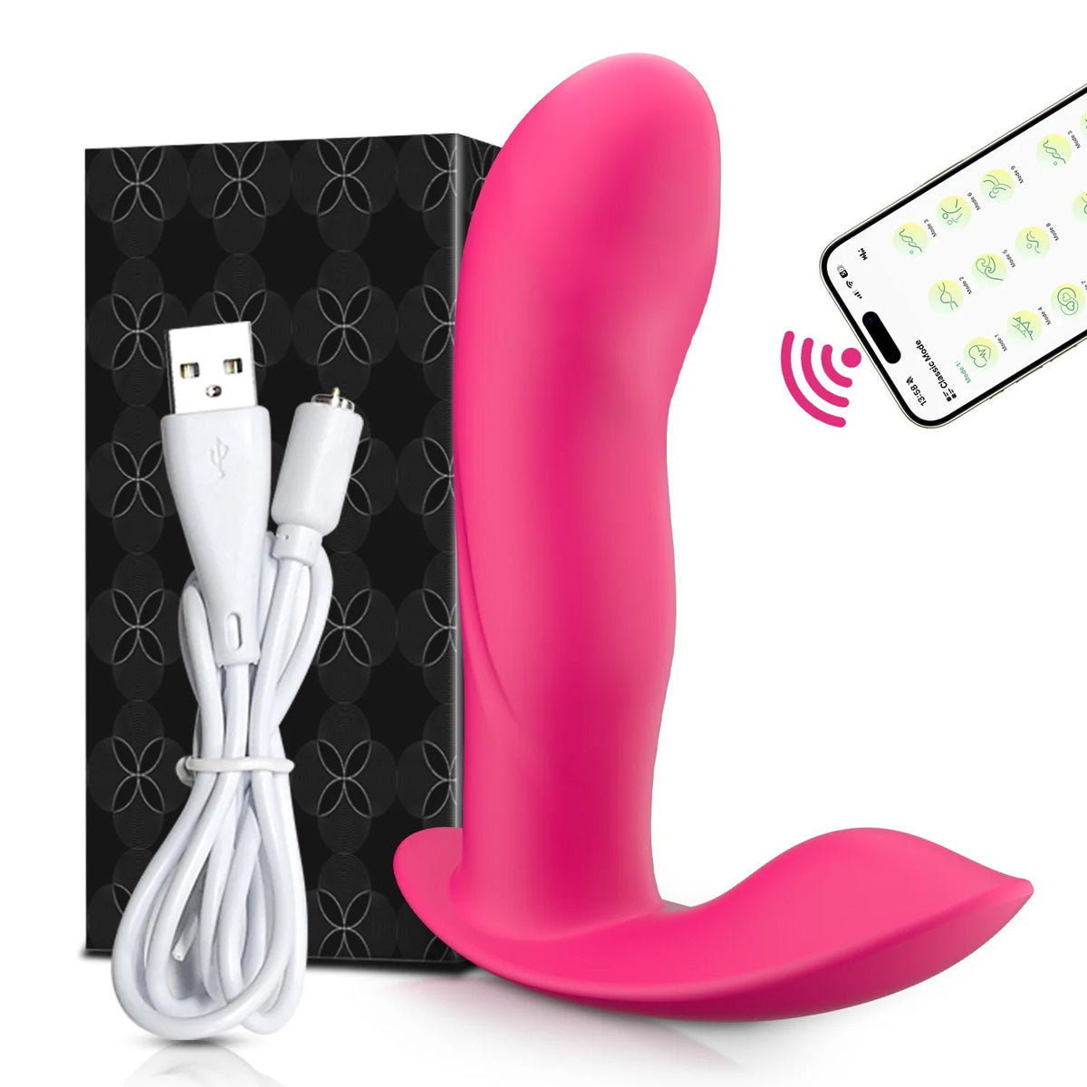 VelvetTouch™ App-Controlled Wearable Dual Stimulation Massager