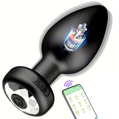 VibeGlow™ App &amp; Remote Controlled Smart Vibrating Contour Plug